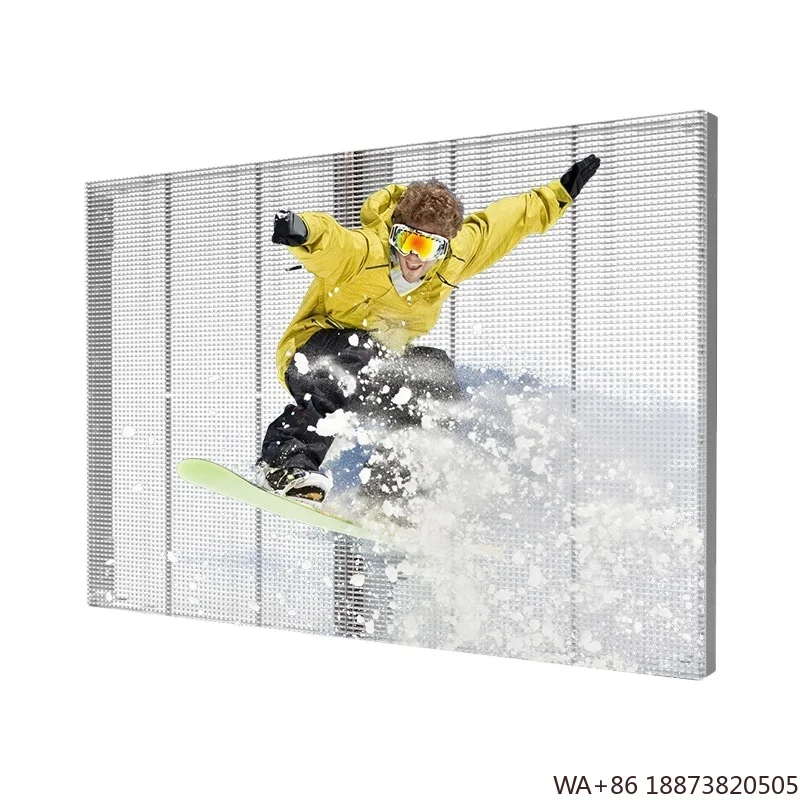 

LED Display Digital Signage and Displays Indoor Screen Shopping Mall Transparent Glass Advertising