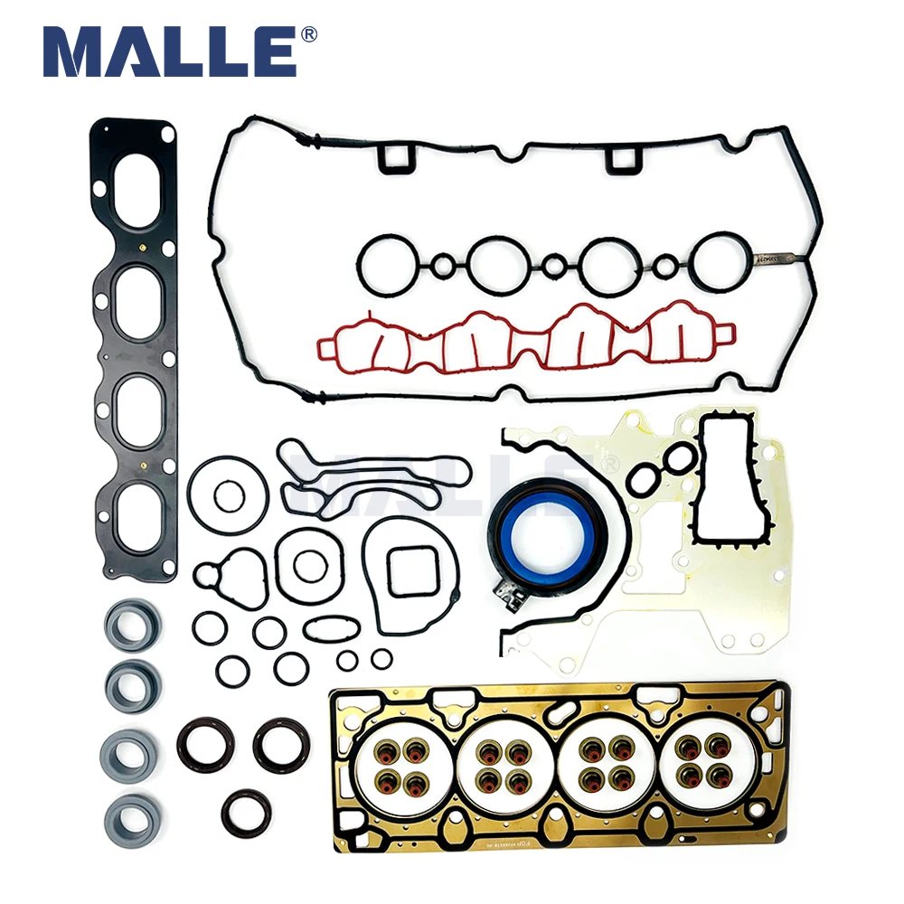 Engine Full Overhaul Gasket Kit For Chevrolet Cruze 1.6 Aveo Daewoo Opel Astra Car Accessories Cylinder Head Gasket Set 55568528