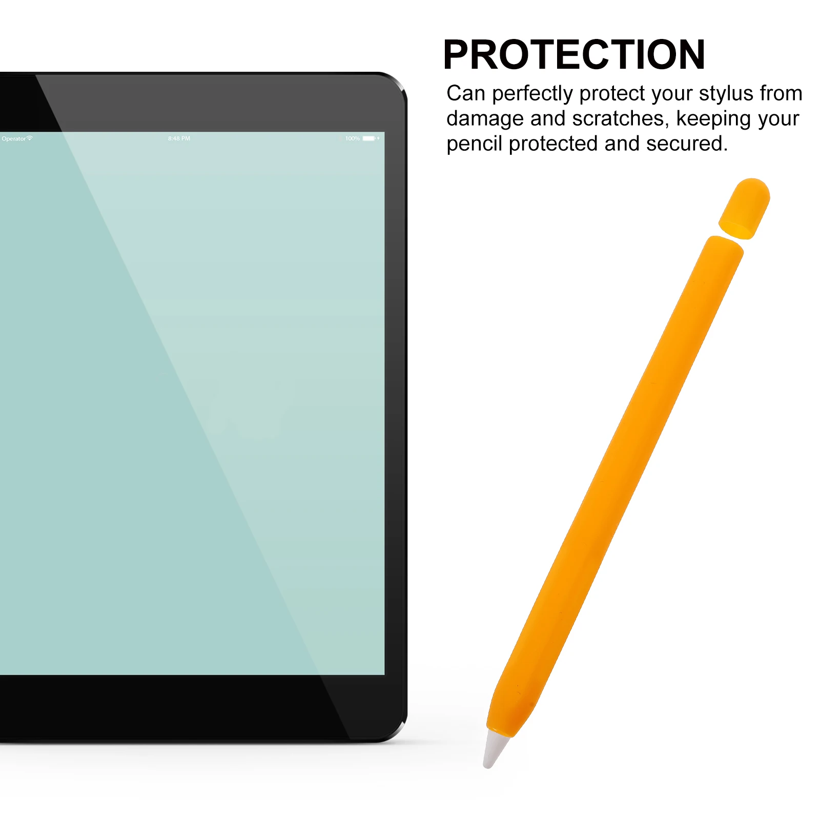 

Stylus Case Pencil Cover Protector Anti-fall Protective for Silicone Silica Gel Sleeve
