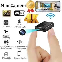 Wifi Wireless Mini Camera 4k HD Motion Detection Recorder Remote Infrared Night Vision IP Cam Home Safety Mini Camera Recorder