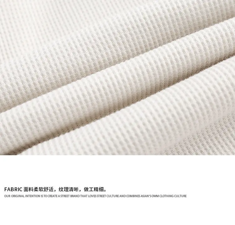 Autumn New Vintage Waffle Embroidered V-neck Cardigan Sweatshirt Men's Trendy Brand Street Loose Couple Versatile Jacket