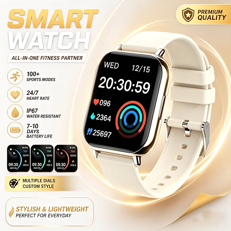 Watch Esim - 1.83'' Waterproof Smart Watch with Message
