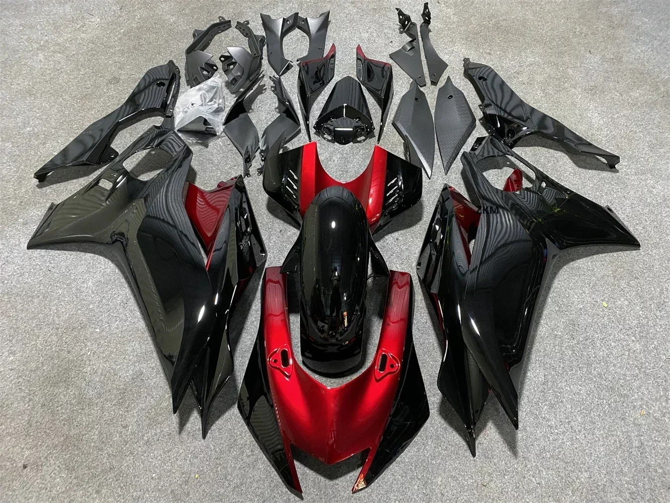 4Gifts New ABS Fairings Kit Fit For YZF-R6 R6 2017 2018 2019 2020 2021 2022 17 18 19 20 21 22 Bodywork Set Red Black