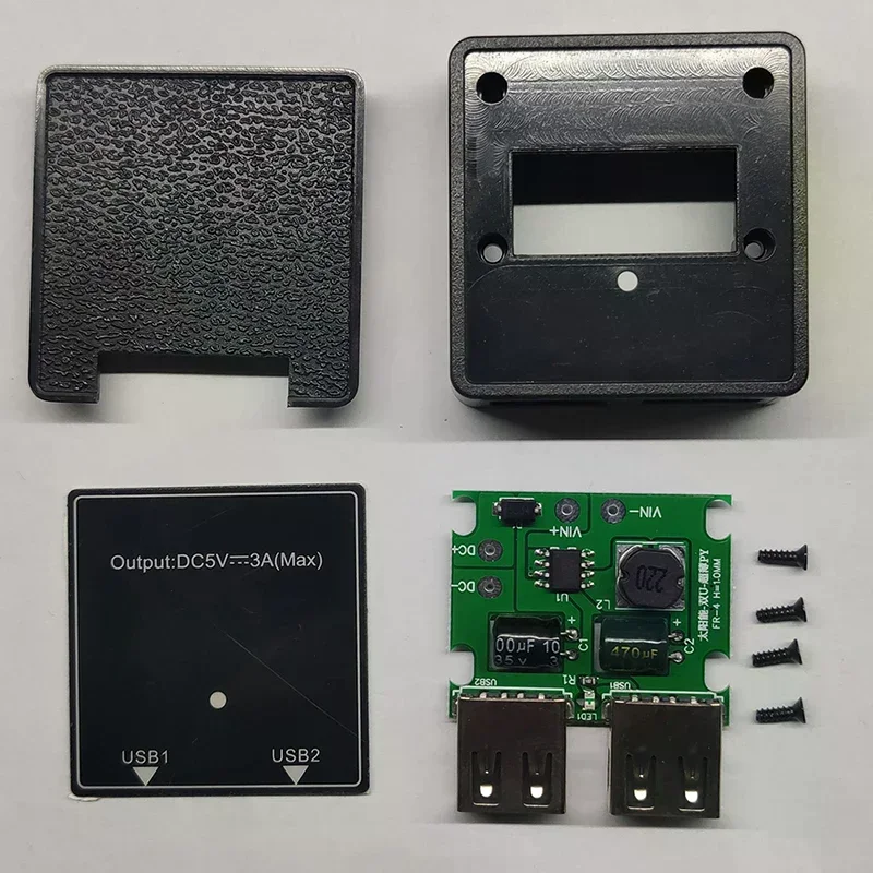 3A 5V Solar Panel Power Bank Dual USB Charge Voltage Controller Regulator Charger