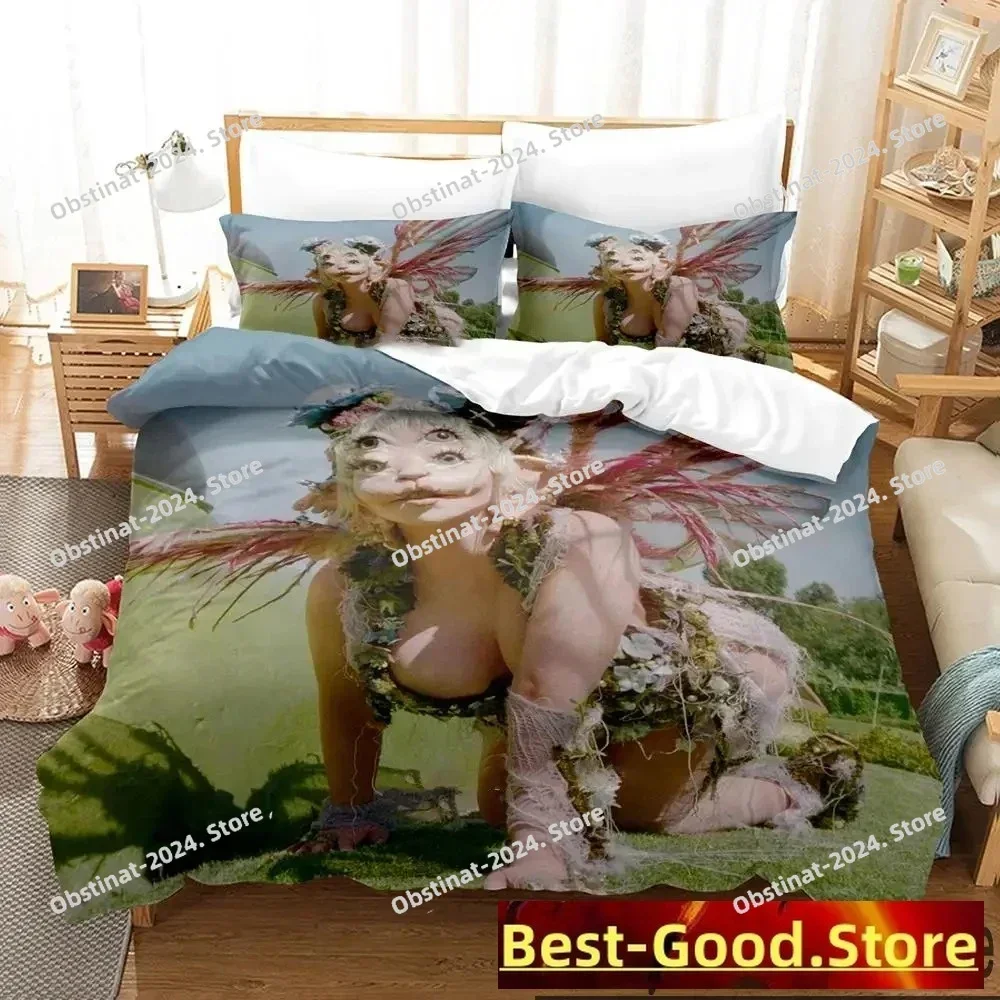 3D Portals Melanie Martinez album Bedding Set Printed Comforter Duvet Cover Pillow Case 3 Pieces Set Kids Adult Size Linen Sheet