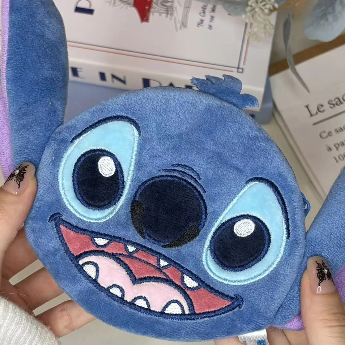 الكرتون غرزة لطيف أنيمي أفخم محفظة عملة حقيبة حافظة للبطاقات على ظهره قلادة طالب المحمولة عملة المحفظة طفل هدية عيد ميلاد #6