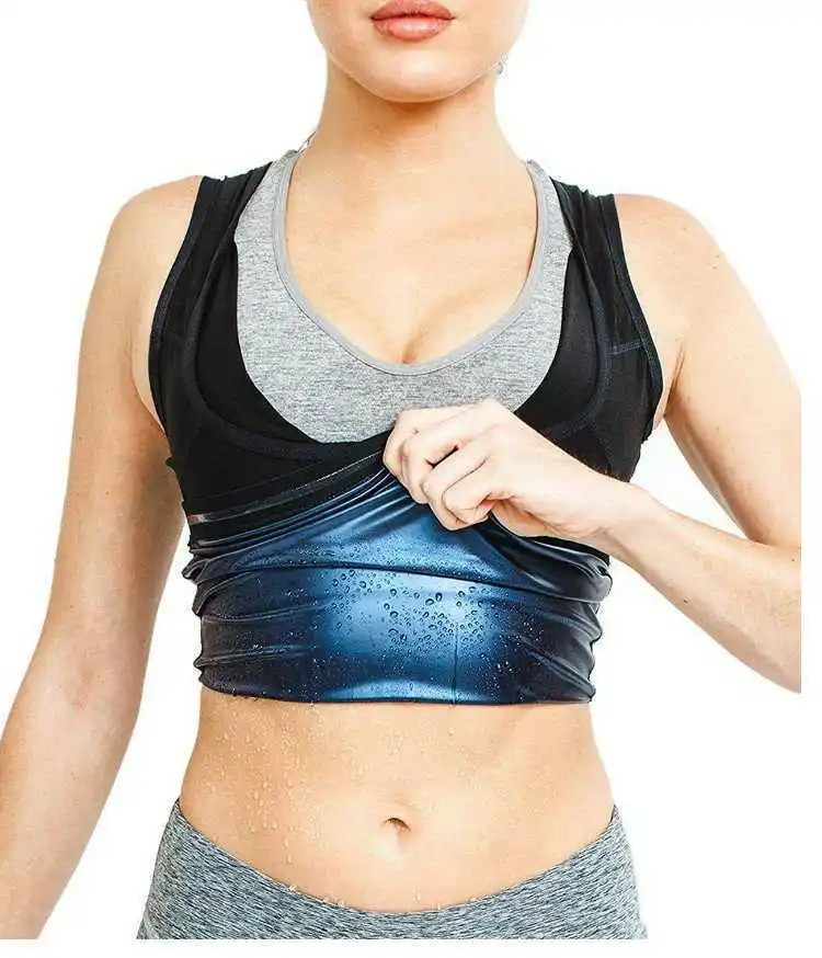 Ginásio roupas esportivas sauna ternos de suor feminino traje sauna hombre treinamento cintura magro perda de peso queimador de gordura fitness suor roupas