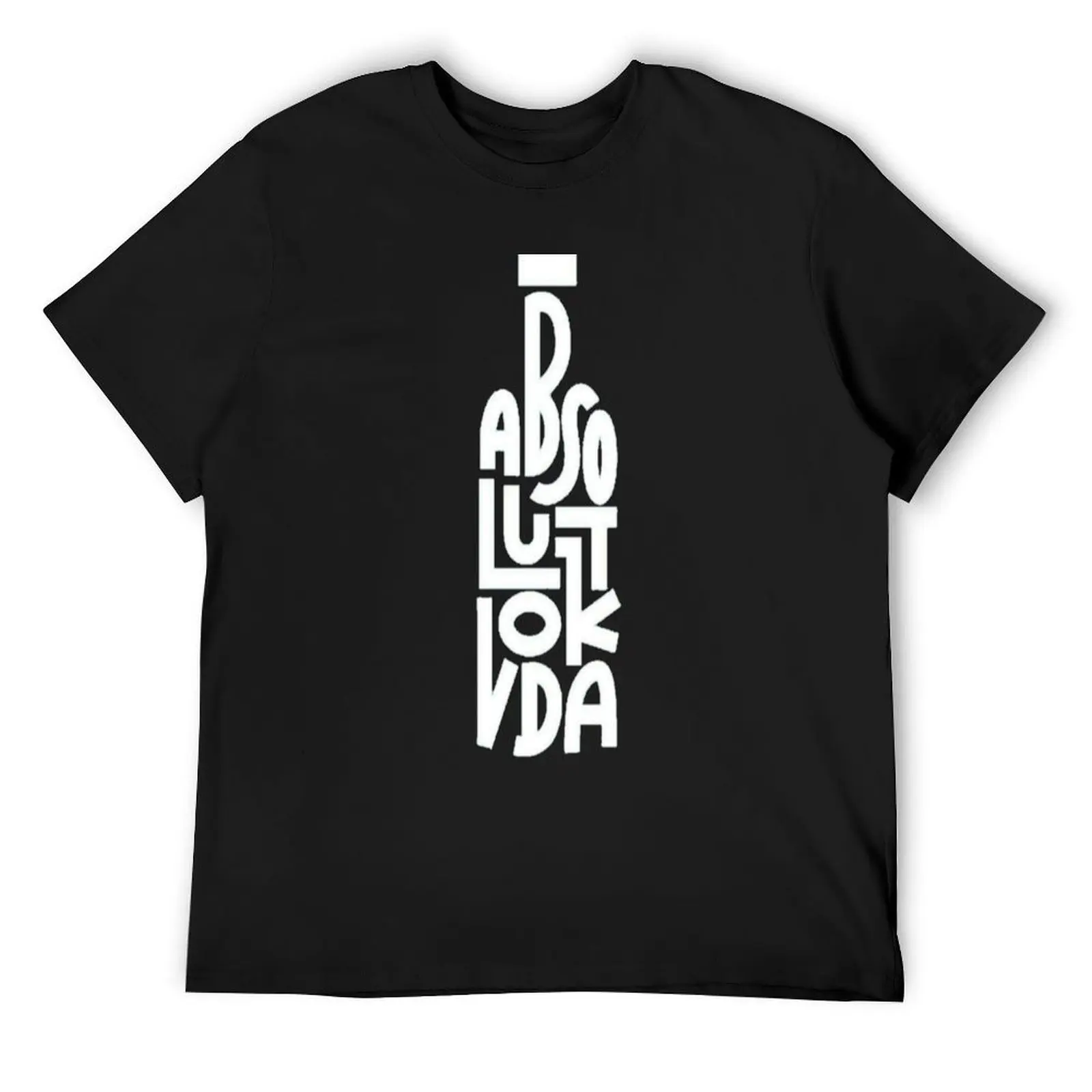 

Absolute Vodka T-Shirt funny shirt cotton croswit shirt man boys animal print customizeds fruit of the loom mens t shirts