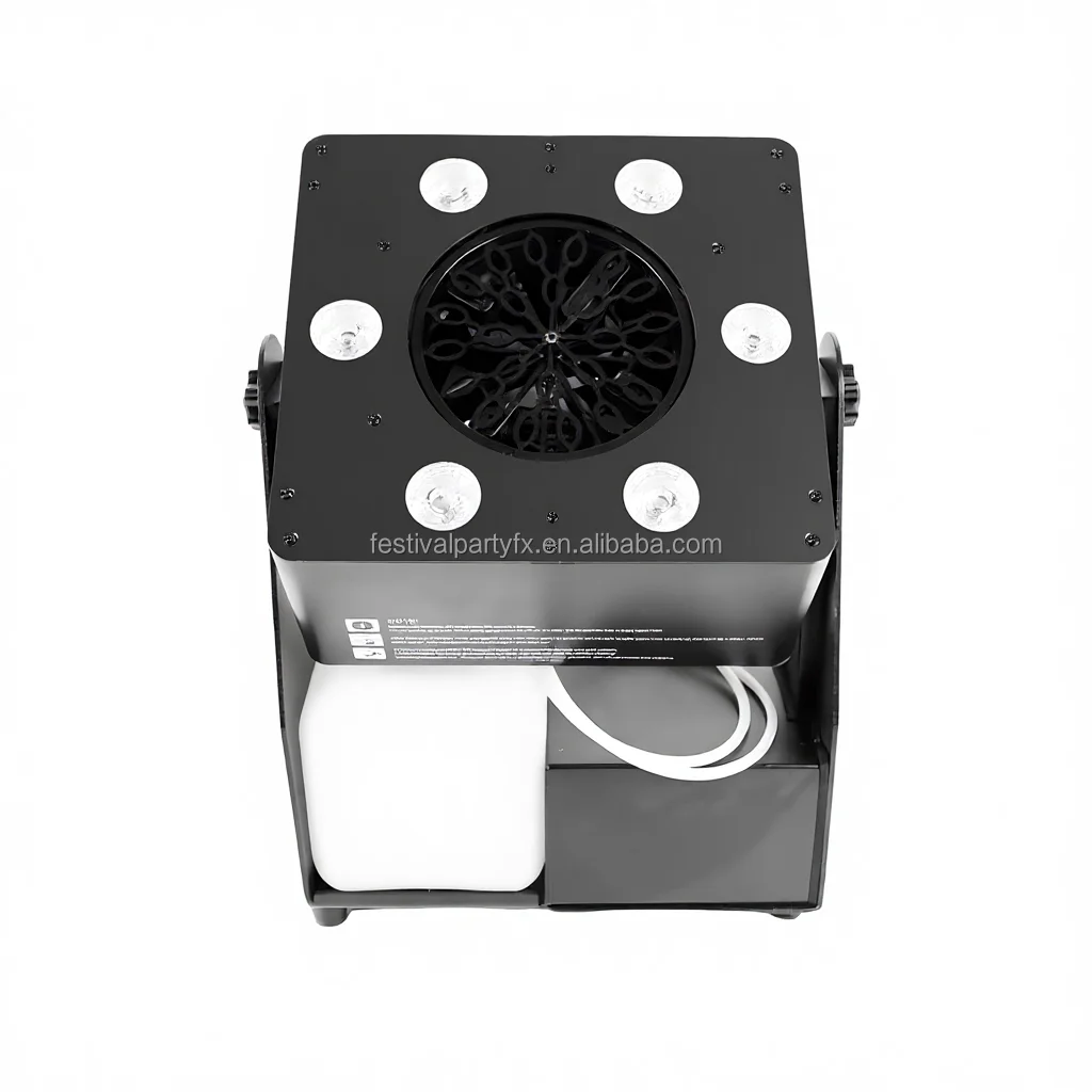 

Automatic LED Locust Bubble Smoke Machine New Style Iron 90W Party Equipment Weddings Events Electric Remote Dry Ice