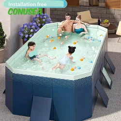 Large Swimming Pool 2/2.6/3M Alberca Non-Inflatable Toys Removable Pools for Family Children Baby Installation Free Outdoor Toys