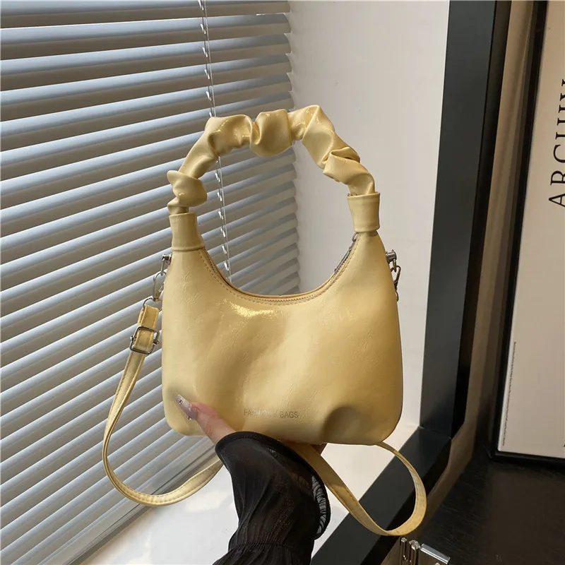 

​​2025 Silver Cloud Handbag for Women Trendy Shoulder Crossbody Purse Minimalist Work Tote Fashionable Spring Summer Clutch​