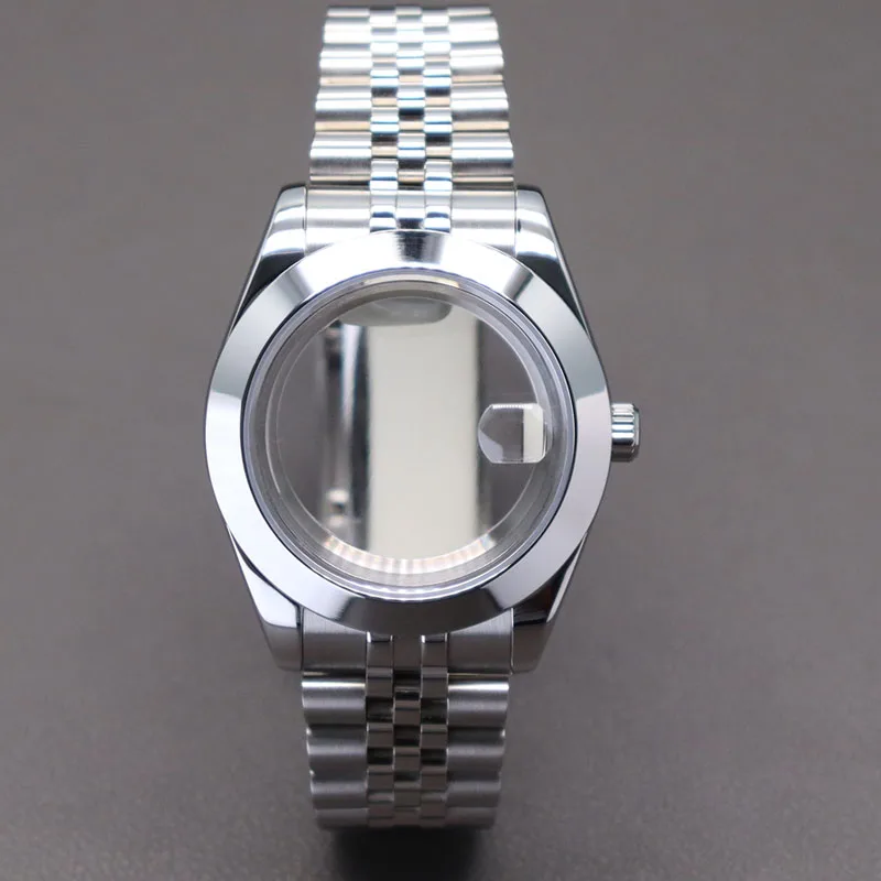 

NH35 Watch Case 36mm/39mm High Quality Waterproof Case Bracelet Sapphire Glass For Nh35 Nh36 NH34 NH38 Nh70 Miyota 8215 Movement