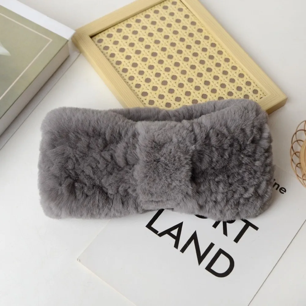 

Новая эластичная повязка на голову из кроличьего меха, ветрозащитная многоцелевая повязка для волос, холодостойкий теплый шарф, зимний