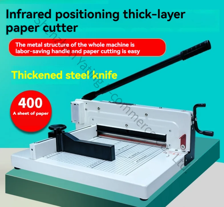 A4 Paper Cutter Thick Layer Books Tender Paper A3 Metal Automatic Electric Office Commercial Photo Small Manual Cutting Knife
