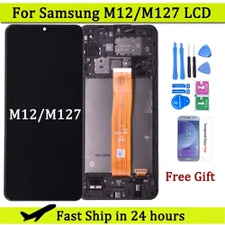 ЖК-дисплей 6,5 дюйма для Samsung M12 LCD M127 M127F M127M, ЖК-дисплей с сенсорным экраном и дигитайзером для Samsung M127, ЖК-дисплей