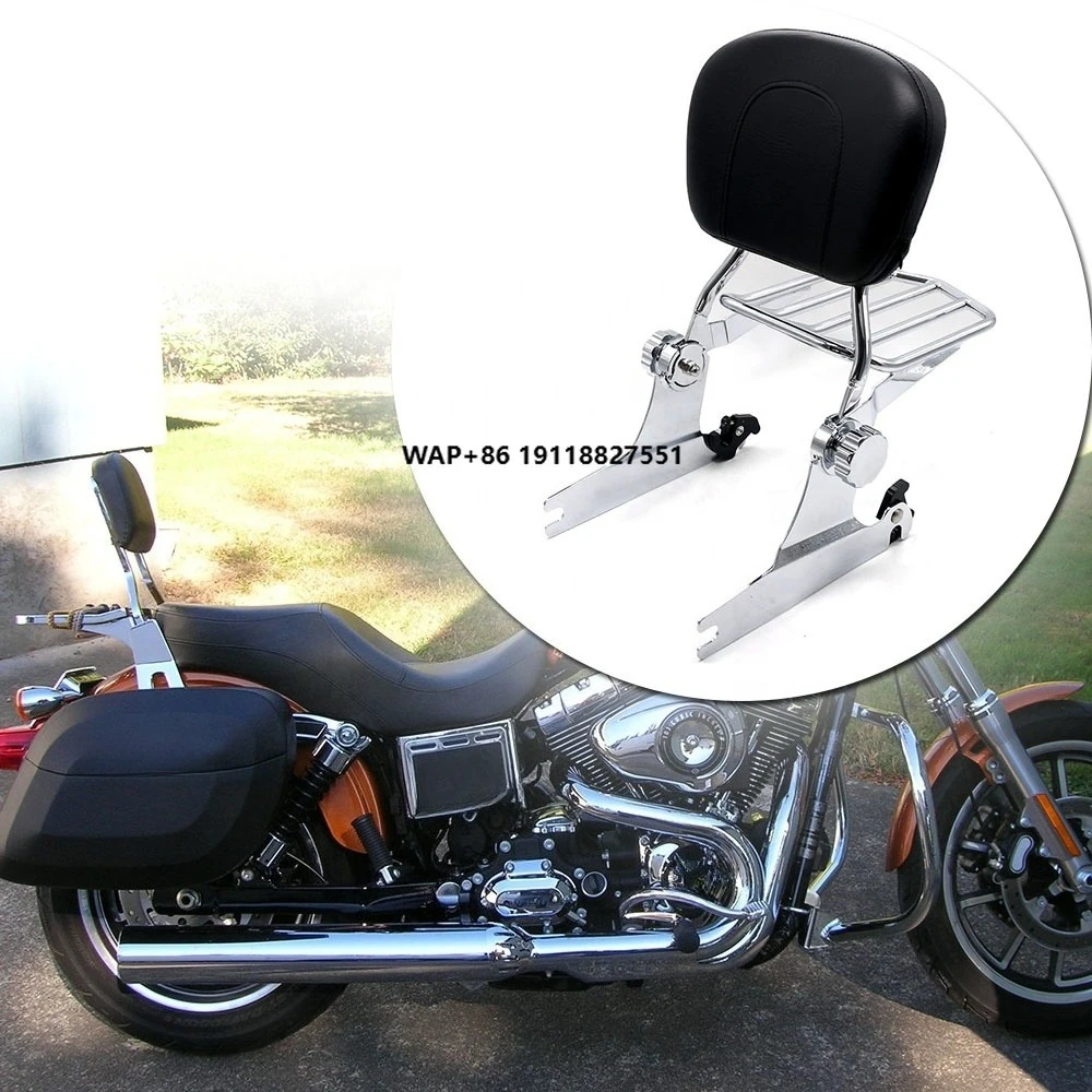 Hot Selling Custom Rear Luggage Rack Passenger Backrest Sissy Bar Kit for Softail 2000-UP