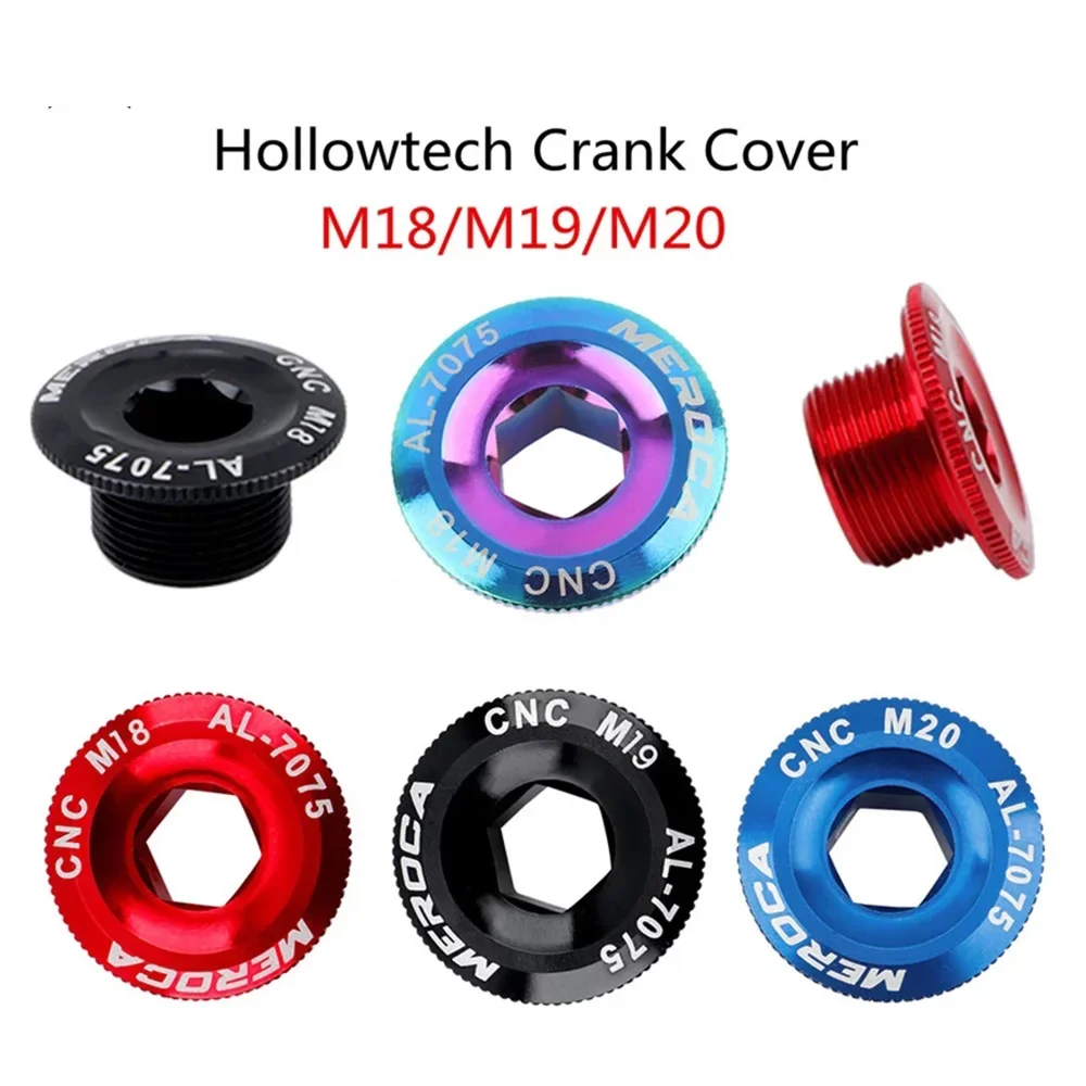 

Bicycle Crank Cover M18/M19/M20 Mtb Screw Cap Mountain Bike Connecting Rods Bolt for Crankset Crank Cover Tool