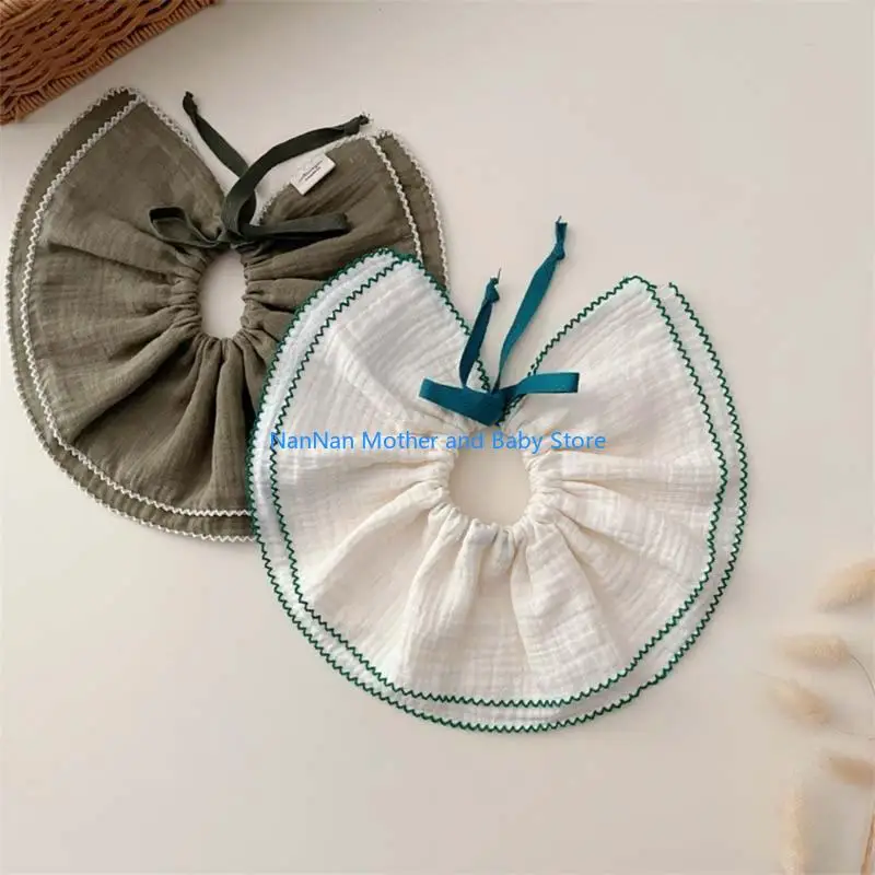 2xBaby مريلة لحديثي الولادة من القطن للتجشؤ مع رباط قابل للتعديل #4