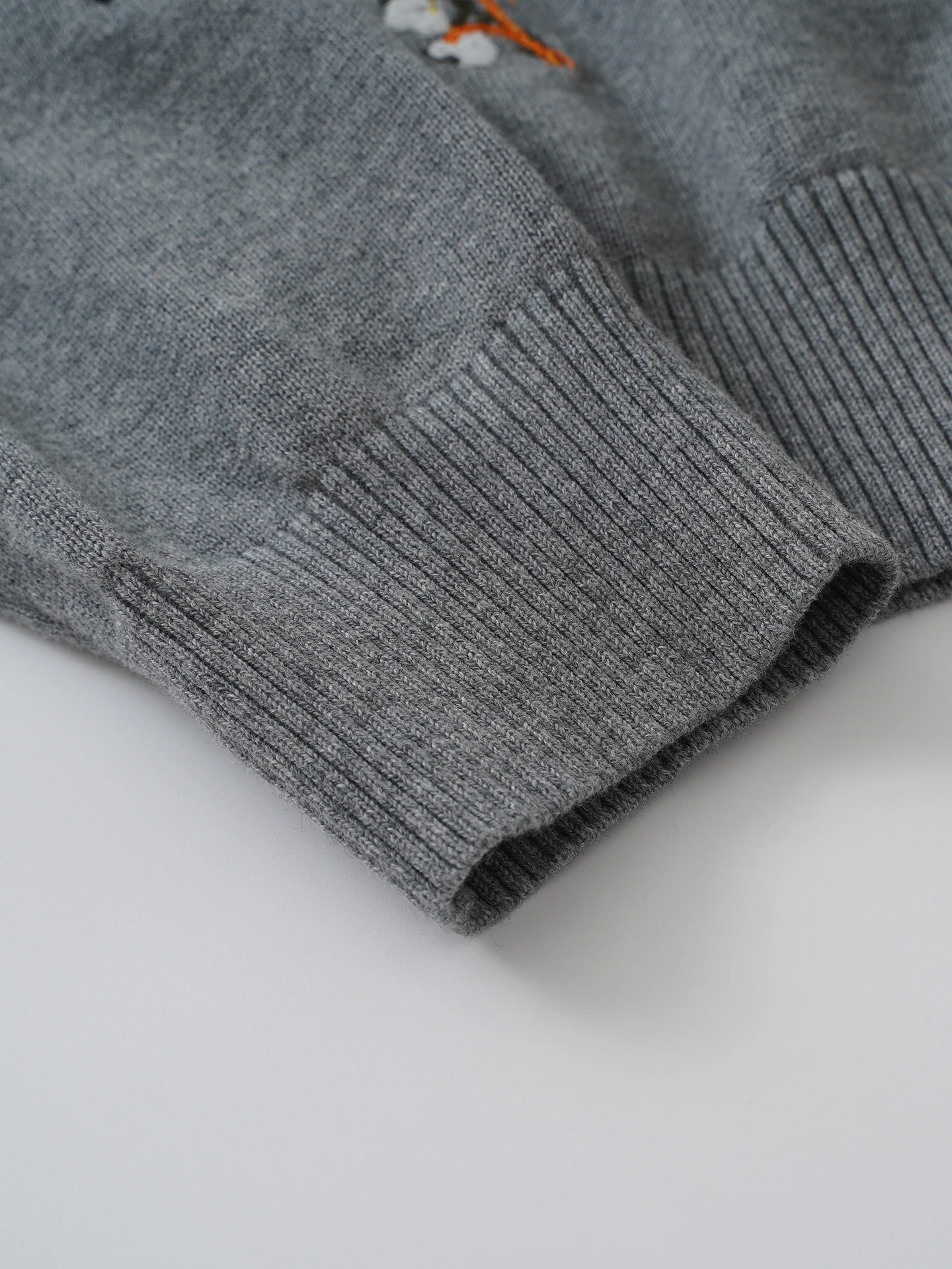 Цельный вышивка для тяжелой промышленности, 00% хлопок, круглый открытый кардиган, женский вязаный свитер, весенне-осенний тонкий свитер...