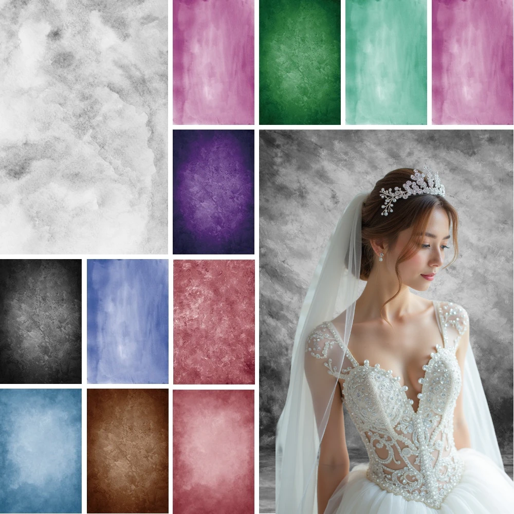 

MOON.QG Gradient Solid Background Photography Tie Dye Solid Pregnant Portrait Backdrop Photozone Anniversary Product Photocall
