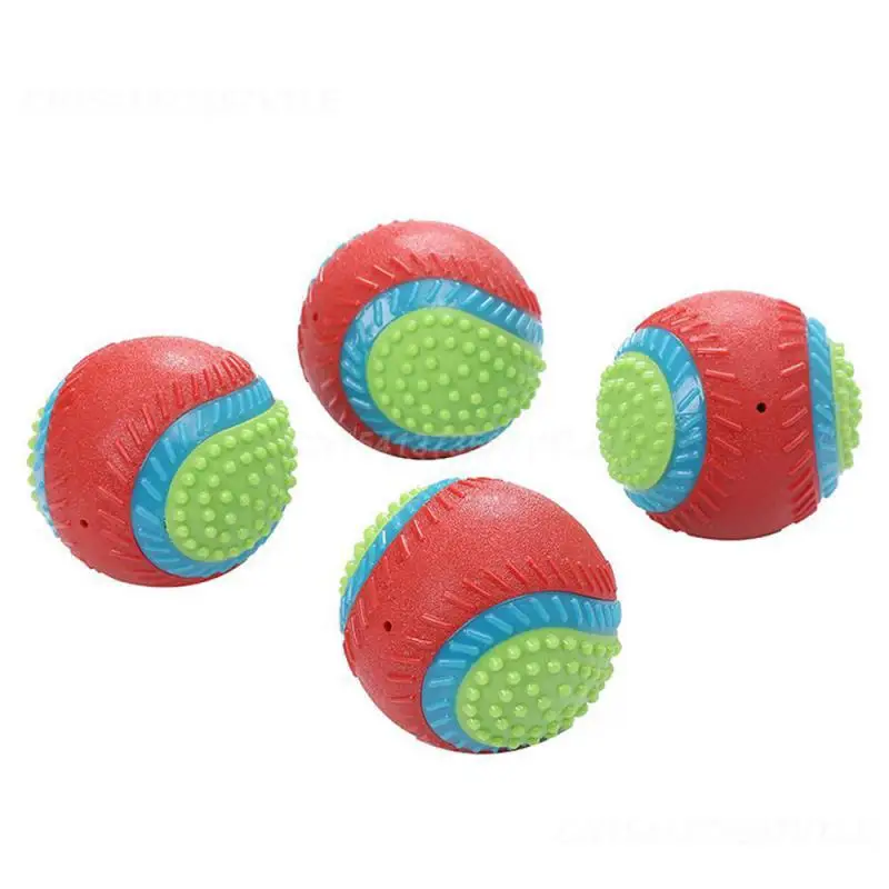 Dog Toy Prevent Destruction Indestructible Elastic Ball For Pets Elastic Ball Chew-proof Rubber Ball Improved Durability Tough