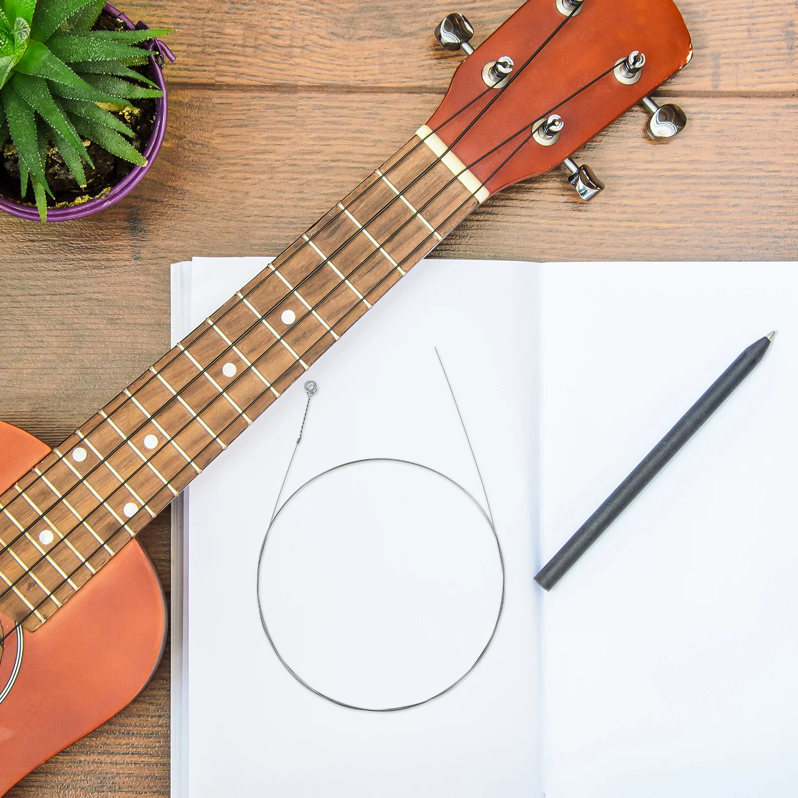 3 قطعة سلاسل Balalaika النايلون أجزاء قوية استجابة لهجة معتدلة التوتر كامل الرنين سلاسل Balalaika النايلون #3