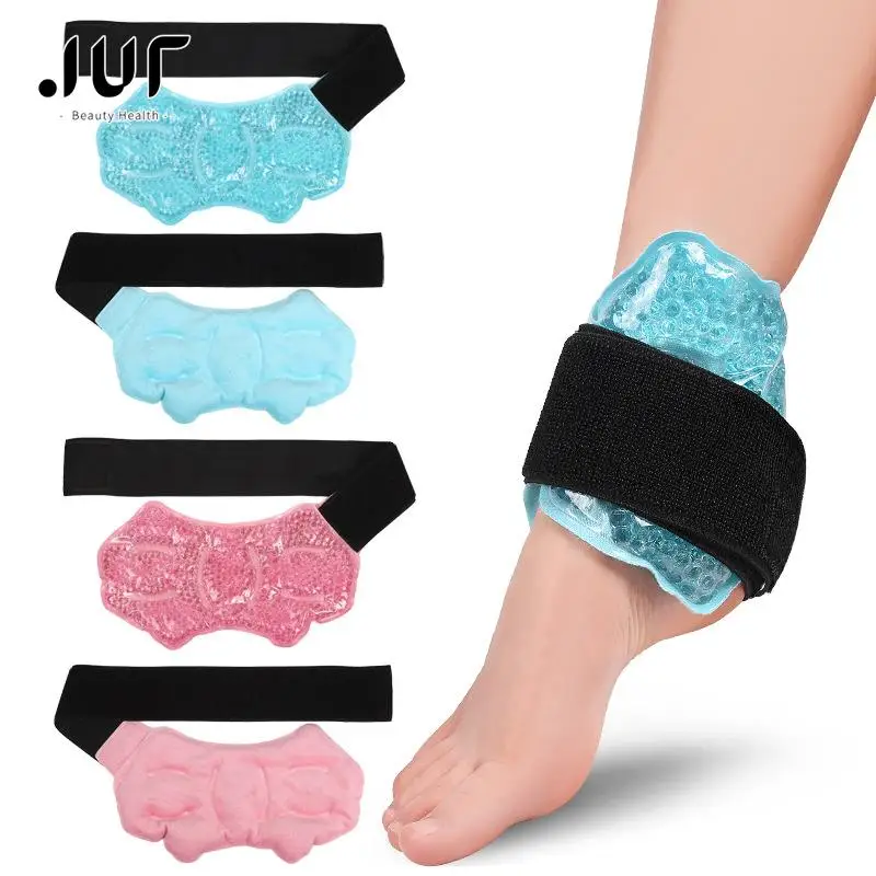 1Pc Wrist Ankle Gel Pack Foot Hand Ice Therapy Wrap Reusable Hot Cold Compress Pad Cooling Beads Gel Pack For Injury Pain Relief