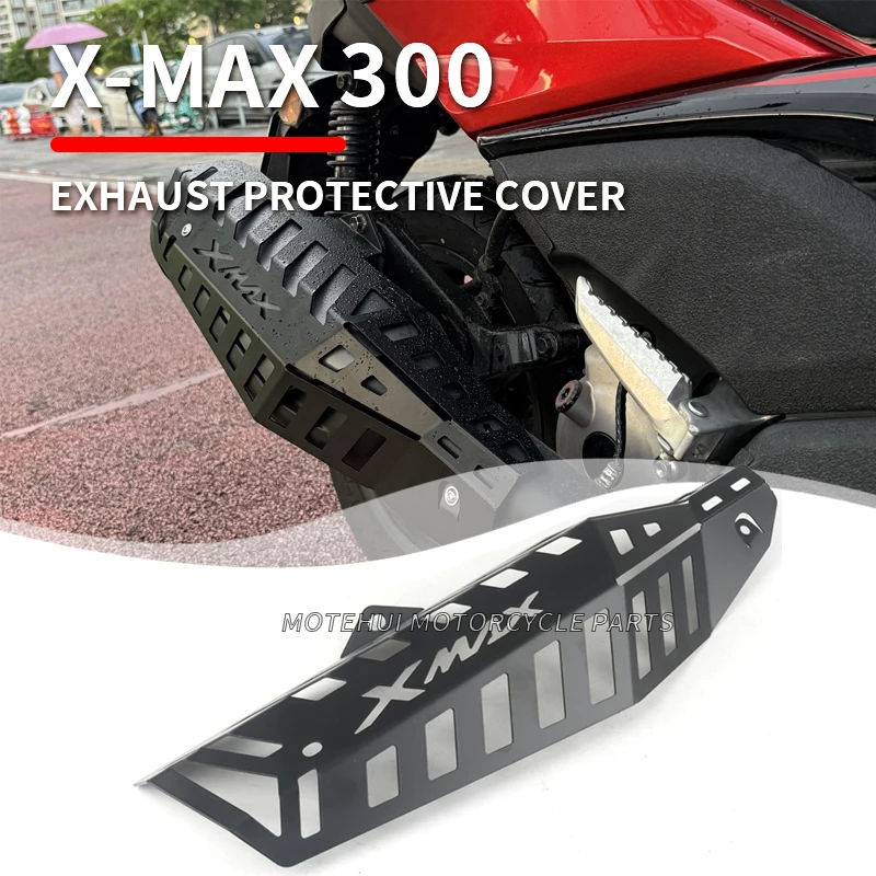 

Motorcycle Accessories Exhaust Guard Exhaust Protector Anti-Scald Cover Exhaust Cover For YAMAHA XMAX 300 X-MAX 300 2025year