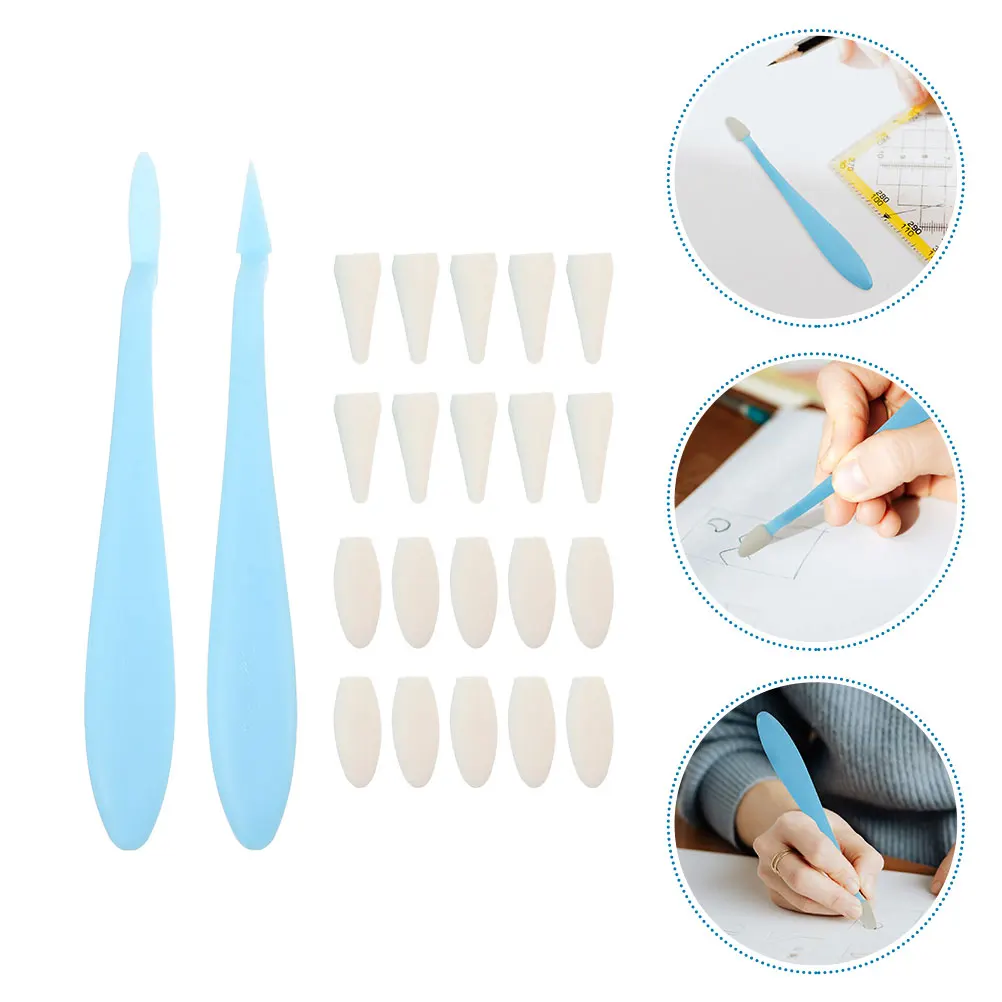 

1Set Sketch Sponge Art Blender Set Durable Plastic Drawing Tools for Beginners and Professionals Artists Tool Pens