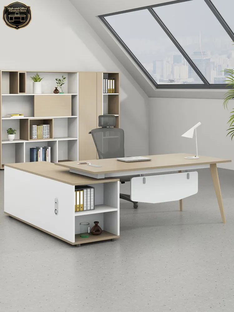 

Офисный стол руководителя CZ: Простой, современный, стильный, высококачественный, комплект с креслом