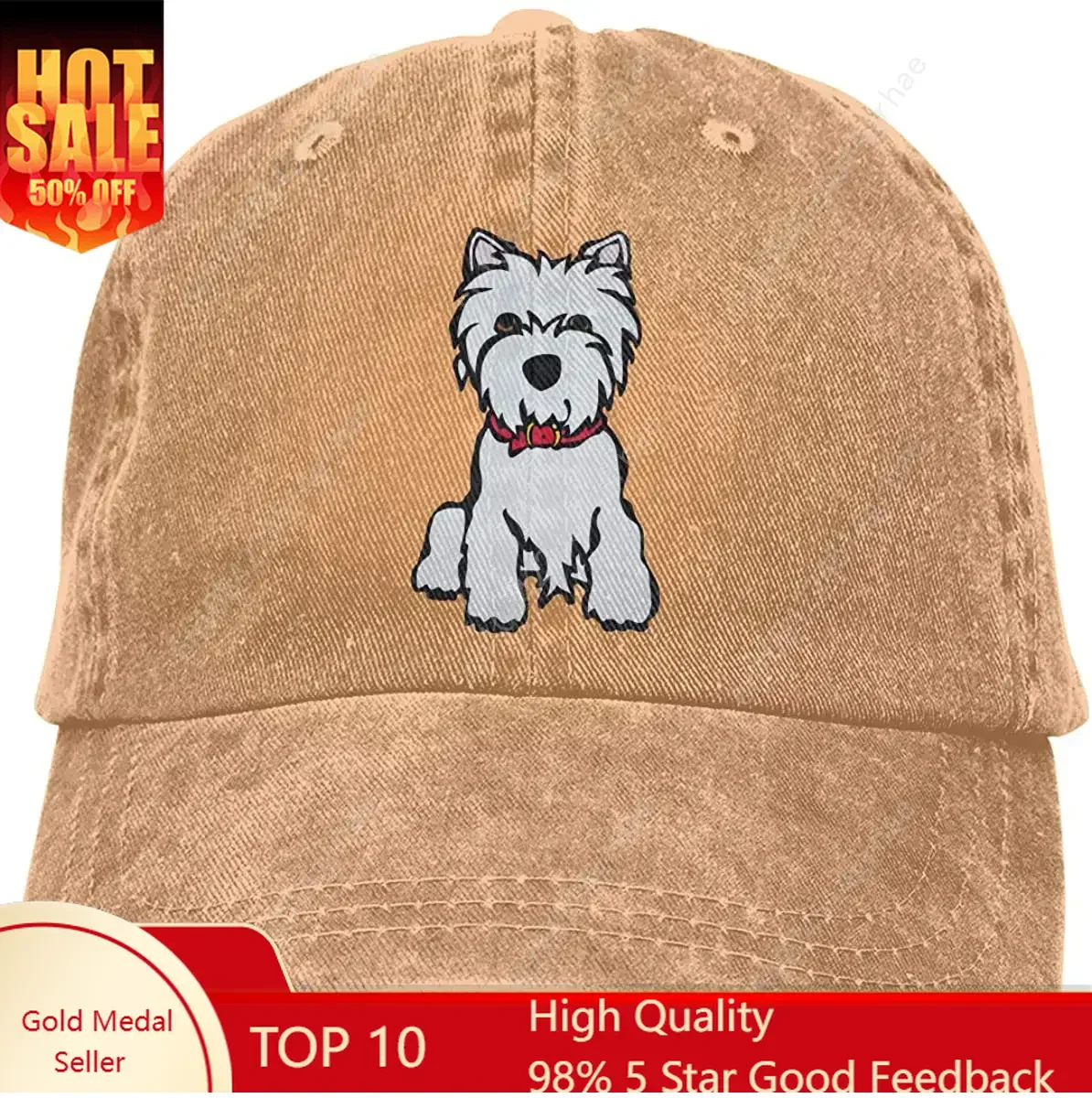 

Best Selling 2020 Cowboy hats Summer BeachYISHOW I Love My Westie Unisex Adjustable Baseball Caps Denim Hat Cowboy Sport Outdoor