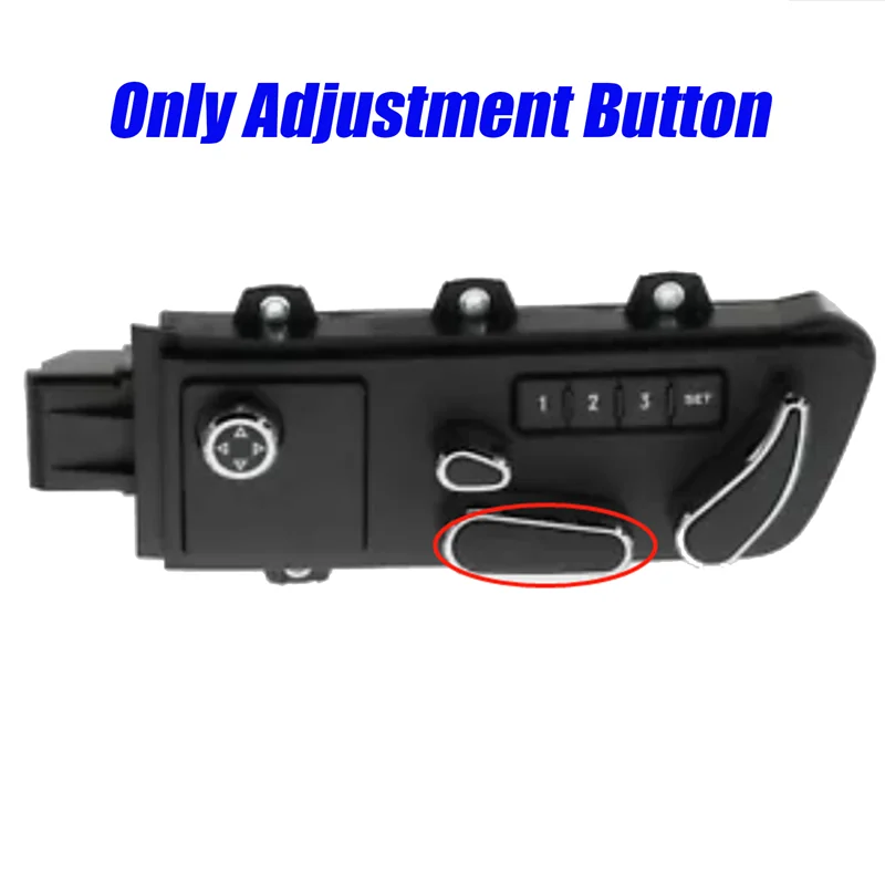 AS96-botón de interruptor de ajuste de posición de asiento de coche 3W5959765A para Bentley Continental Flying Spur 2006 -2013 3W5959765B piezas