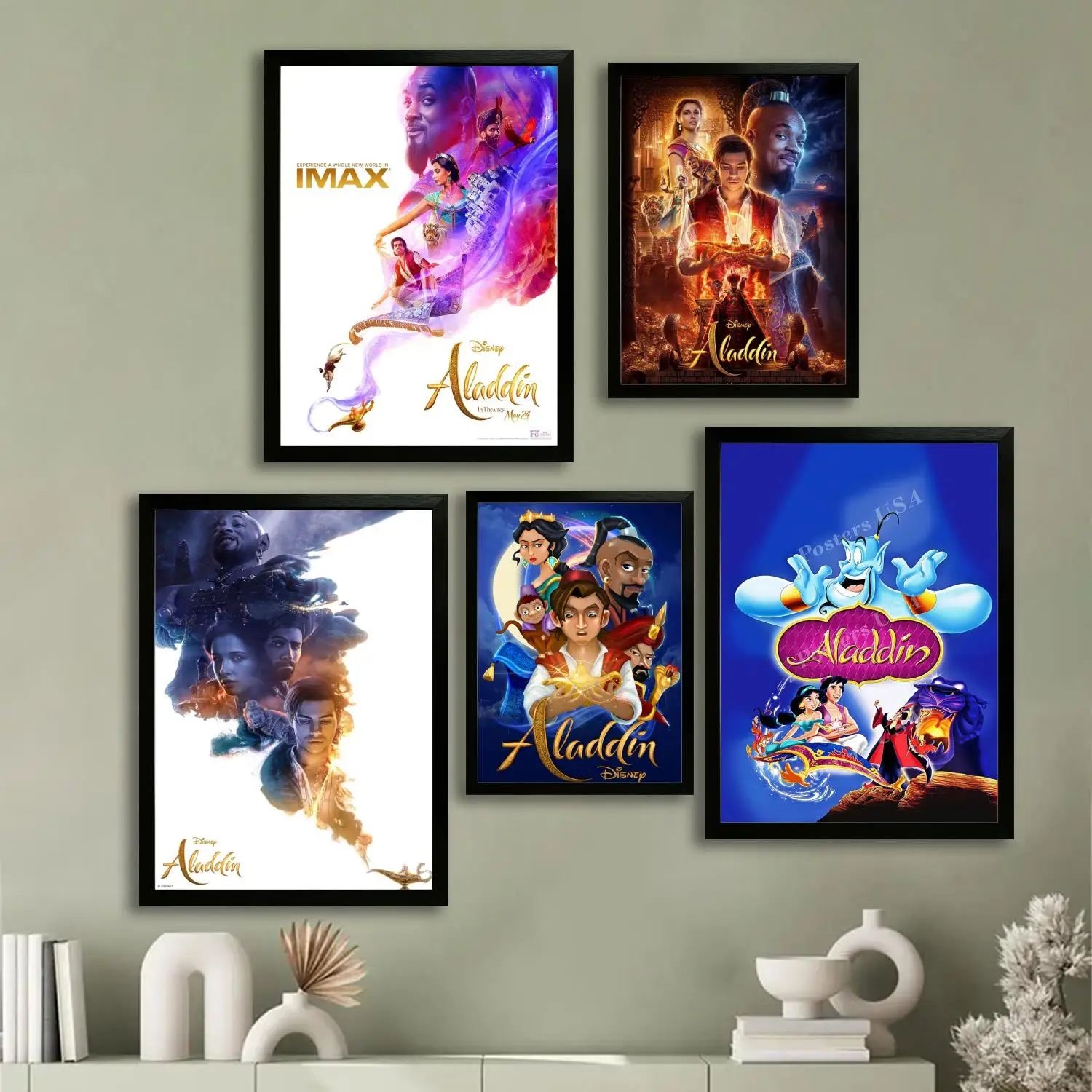 

Aladdin Canvas Art Poster and Wall Art, Picture Print, Modern Family Bedroom Decor,Decorative painting