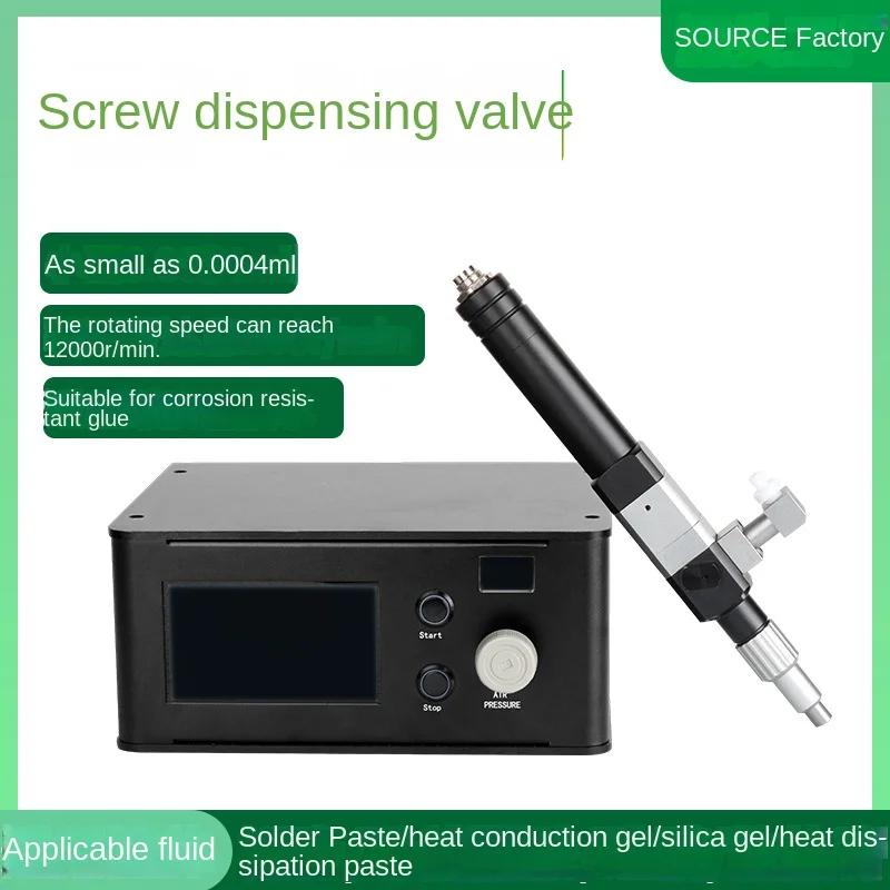 Screw Dispensing Valve Pneumatic Platen Equipment Solder Paste