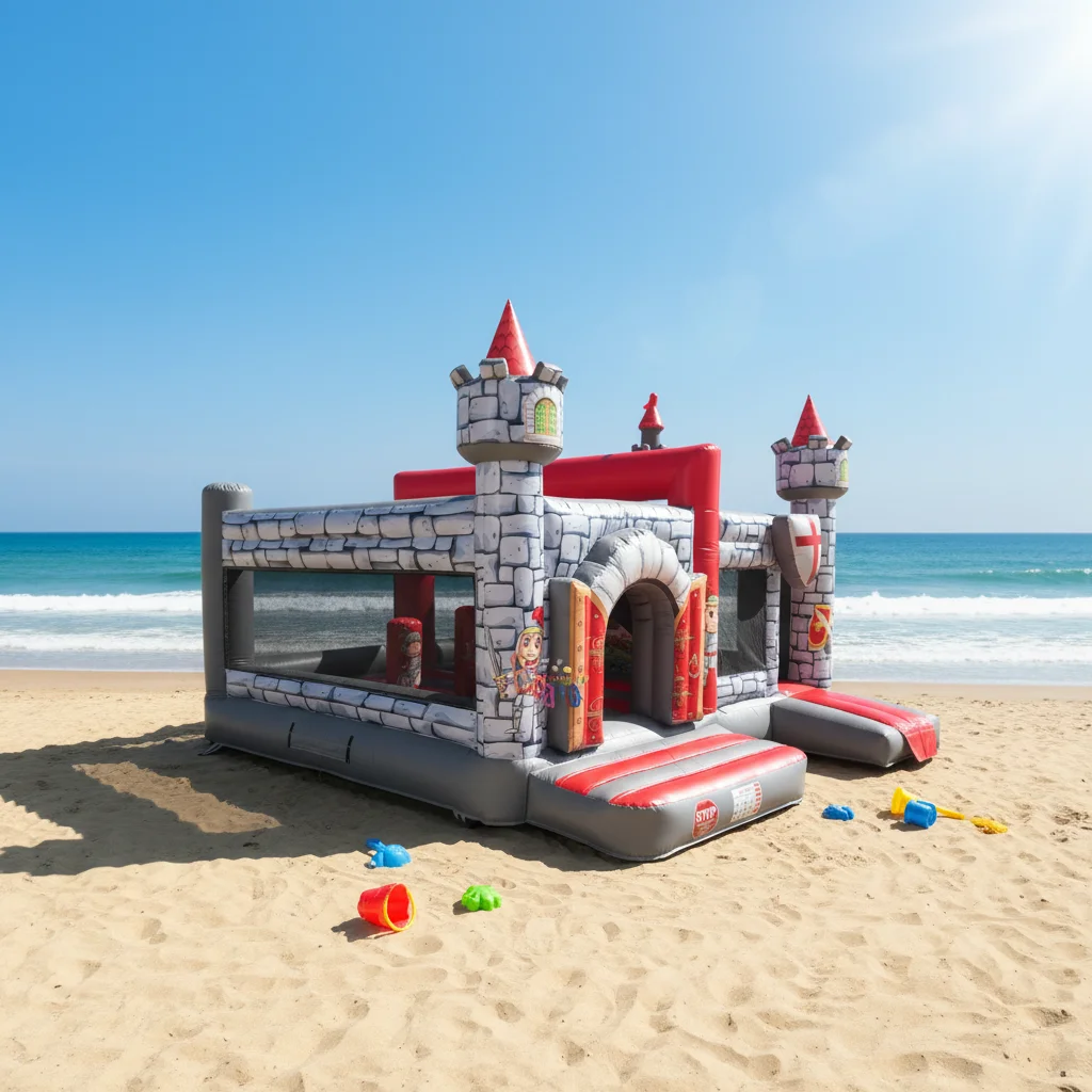 Medieval Knight Hupfburg Hot Sale Inflatable Bouncer Commercial Grade Bouncy Castle Eco-Friendly 3-Year Warranty for Party