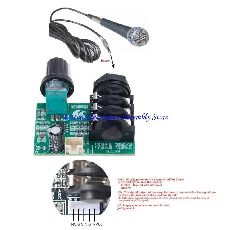 96GD Instrument Preamp Circuit Featuring Adjustable Gains and 1MΩ Input Impedance