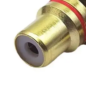 1PCS 90 Degree Right Angle RCA Male To Female Adapter Brass RCA Plug To Jack Connector Audio Video AV Cable Corner Adapter