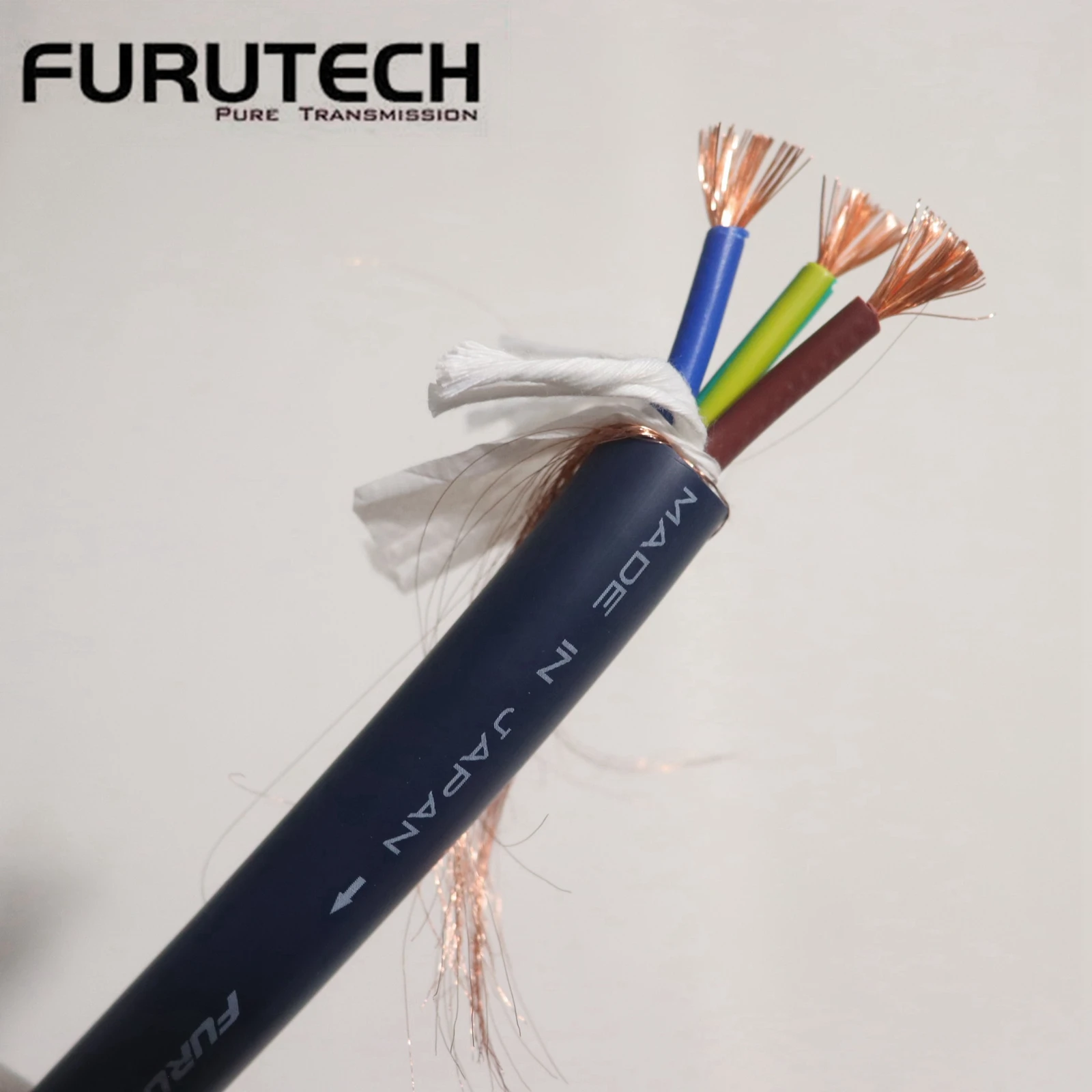 

1-5meter New Furukawa Original T1 5N OFC copper 11AWG power cable for DIY audiophile speaker amp CD Player Power cable bulk wire