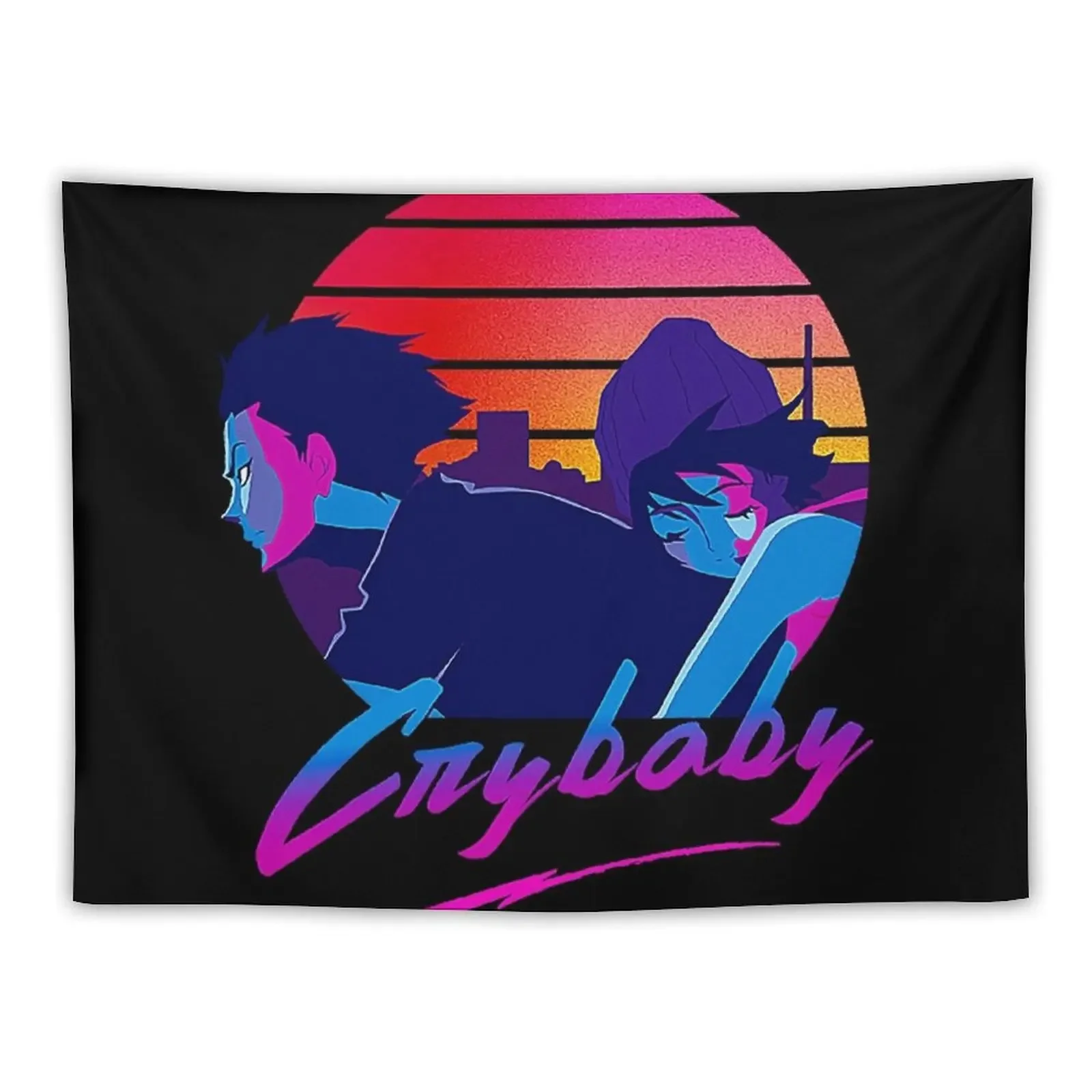 

Crybaby 80s Shirt Tapestry Tapete For The Wall Room Decor Korean Style Room Decorating Aesthetic Tapestry