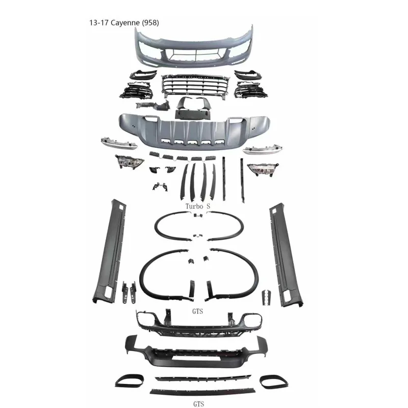 

Suitable for Body Kit Porsche Cayenne 958 Turbos Bumper Surround 13-17