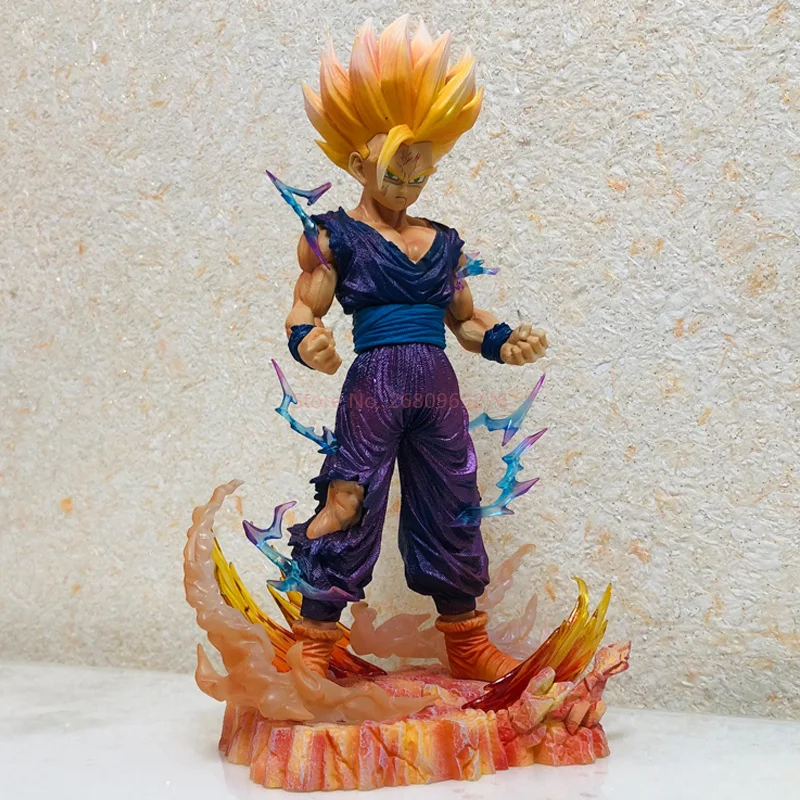 25cm Dragon Ball Z Figurines Gk Statue Super Saiyan 2 Son Gohan Anime Action Figure Anime Merchandise Model Collection Gift - view 5