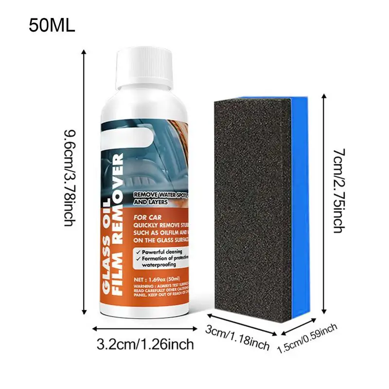 자동 유리 오일 필름 클리너 창 유리 방수 청소 도구 자동차 앞 유리 클리너 오토바이 용 오일 필름 청소 에이전트
