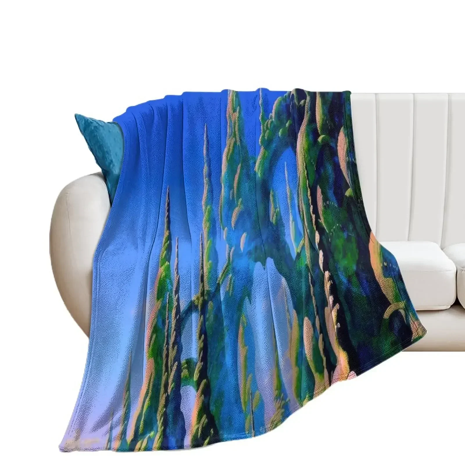 Roger Dean Throw Blanket Bed Polar bed plaid Blankets