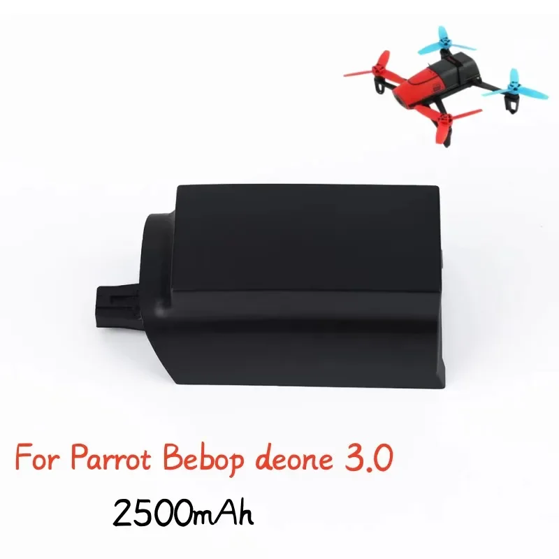 

11.1V 2500mAh High Capacity for Parrot Bebop Drone 3.0 Rechargeable Battery 10C High Power Discharge Optional Charger