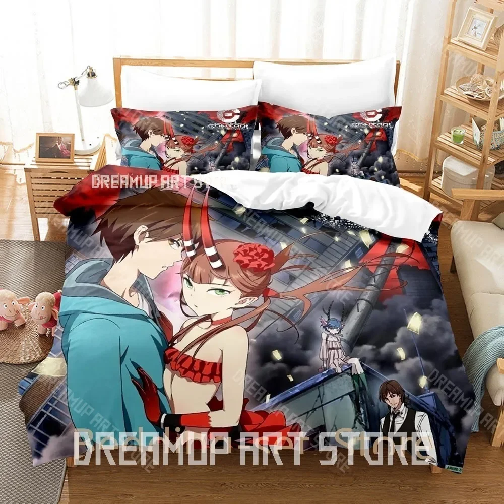

3D Print C Money Of Soul And Possibility Control Anime Bedding Set Single Twin Full Queen King Size Bed Set Adult Kid Bedroom