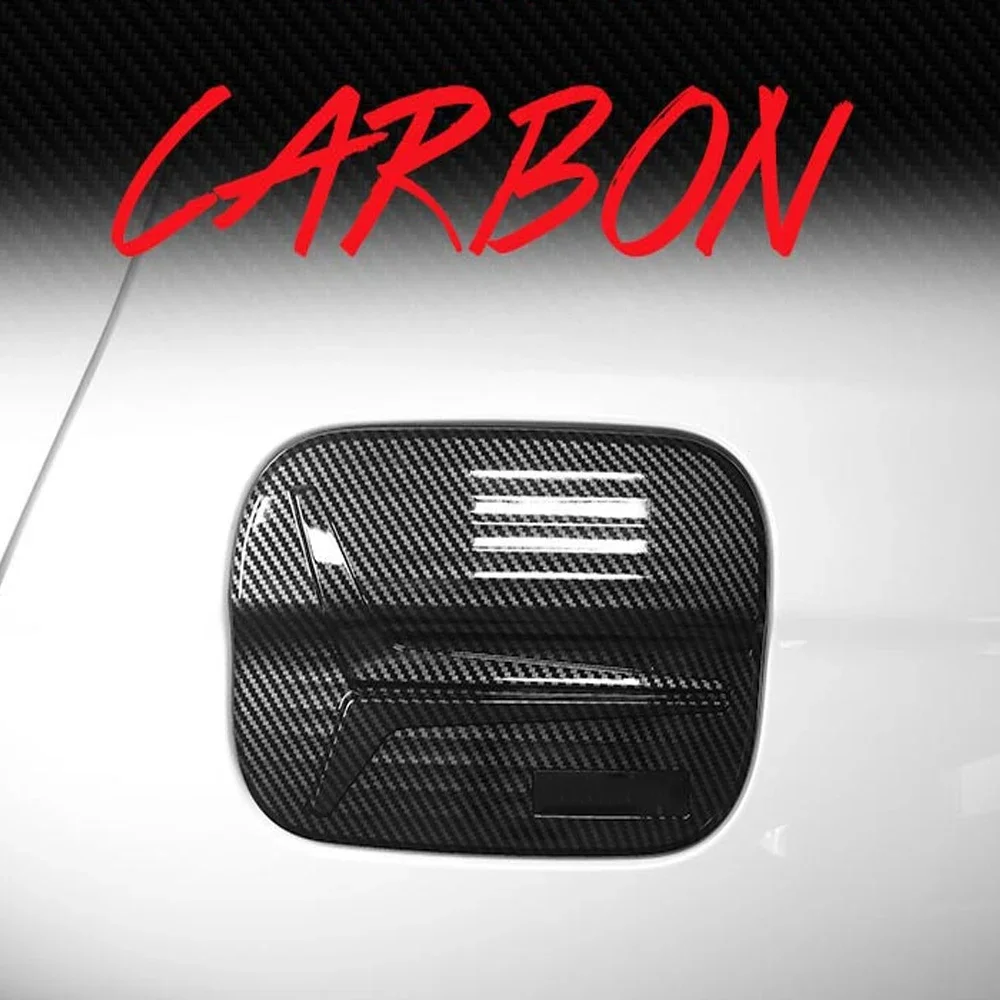 

Car Exterior Accessories Carbon Fiber Style Fuel Tank Oil Cap Gas Cover Trim For Genesis G70 2019-2025 LHD/RHD