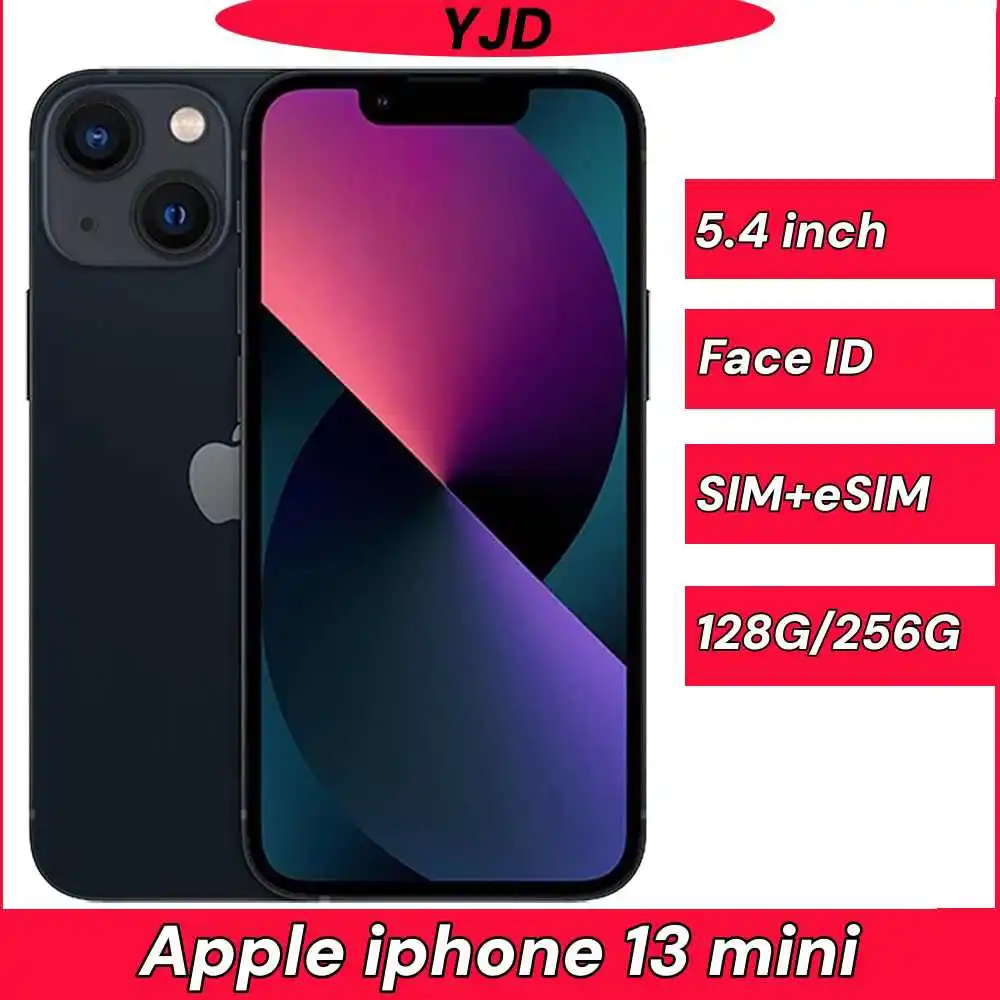 出品ID：52833] iPhone 13 mini 128GB ミッドナイト SIMフリー 訳あり
