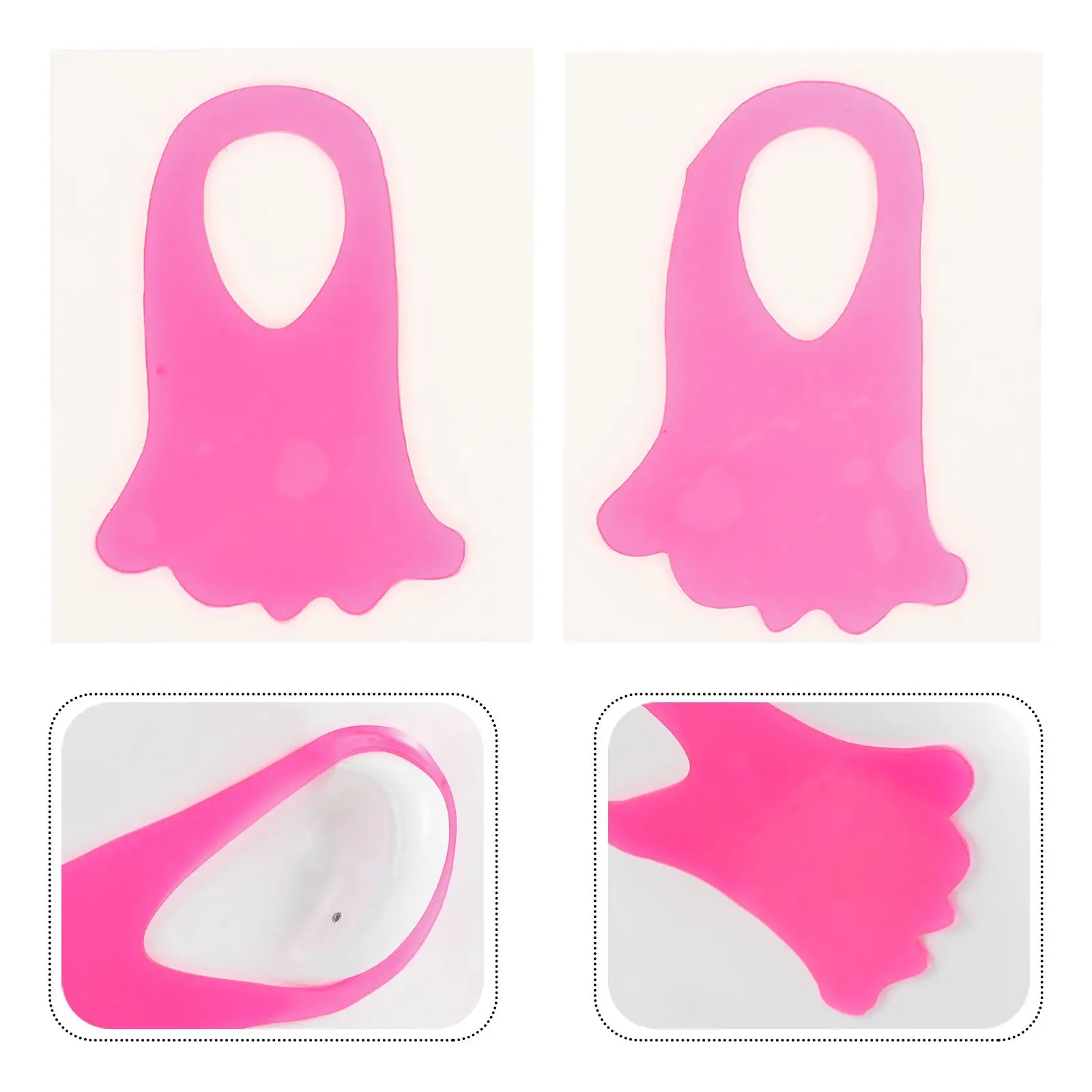 2 Pcs Tear-off Wrinkle Nasolabial Folds Stickers Face Silica Gel Mouth Corner Facial Silicone