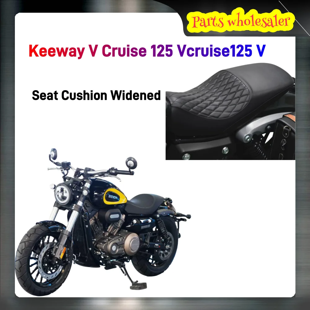 New Suitable for Keeway V Cruise 125 Seat Cushion Widened and Extended Double Seat Suitable for Keeway V Cruise 125 Vcruise125 V