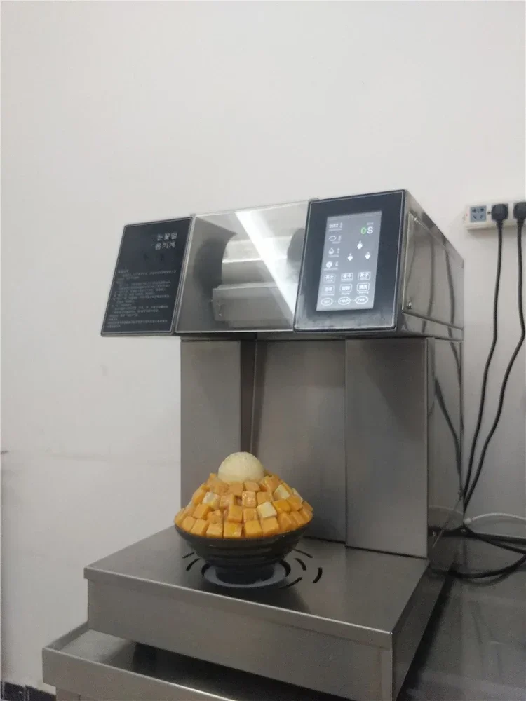 Milk Snow Ice Machine GL-B120 Bingsu Machine Touch screen device In The Milk Tea Shop